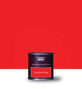 Symphony Signwriting Gloss 125ml Tin: Cardinal Red